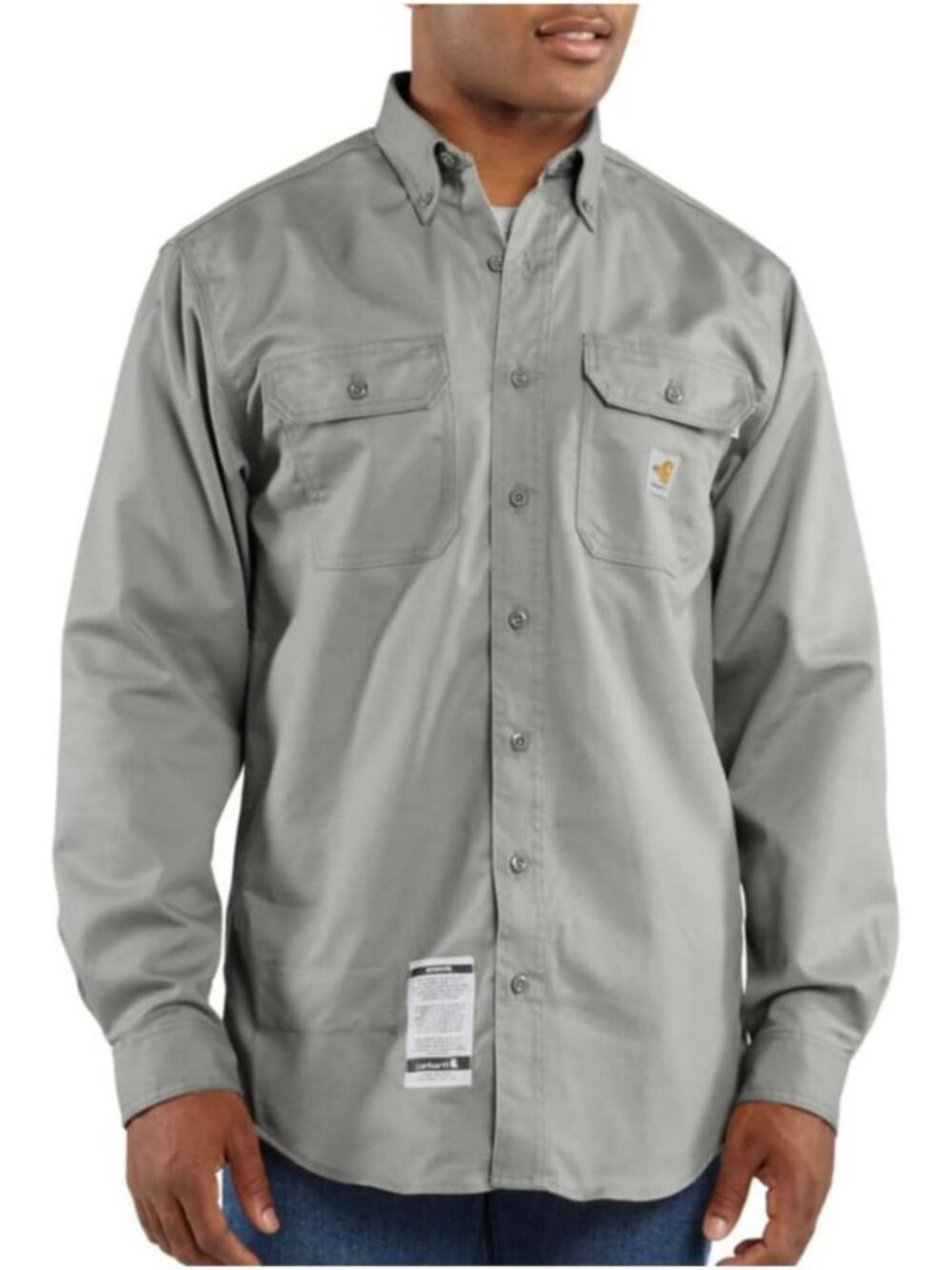 Men's Flame-Resistant Twill Long Sleeve Shirt | Workwear, Safety, Durable